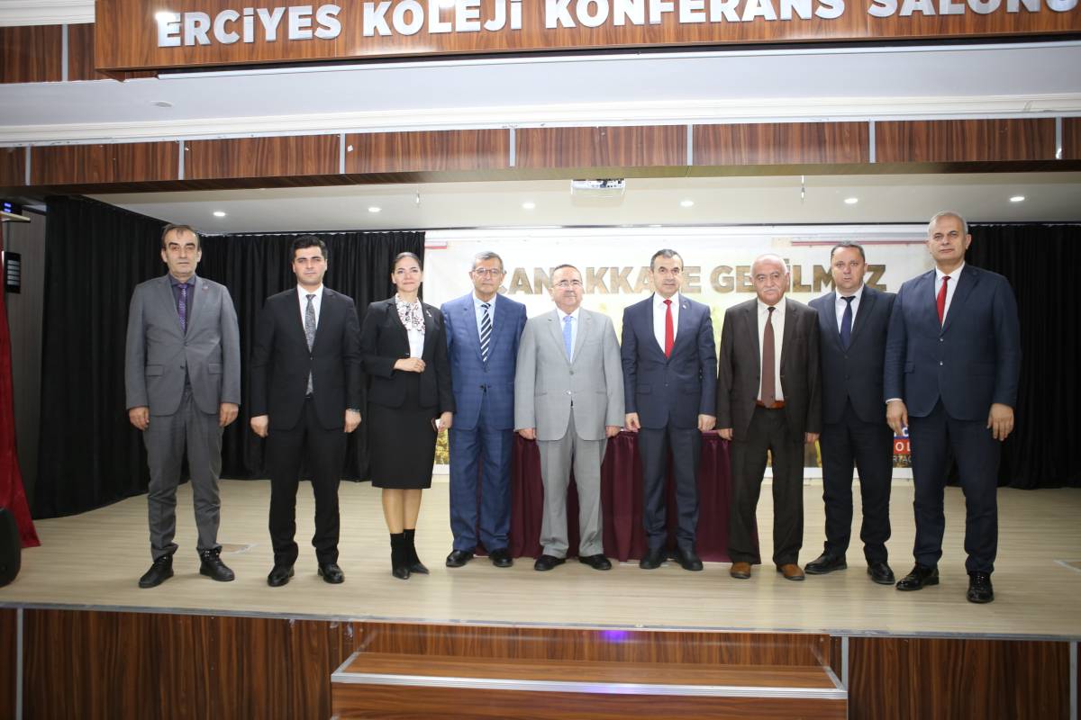 ÇANAKKALE RUHU ERCİYES KOLEJİ’NDE YENİDEN CANLANDI