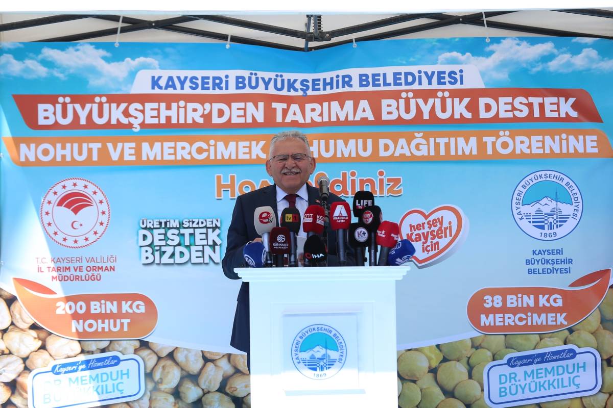 BÜYÜKŞEHİR’DEN 10 MİLYON TL’LİK TOHUM DESTEĞİ