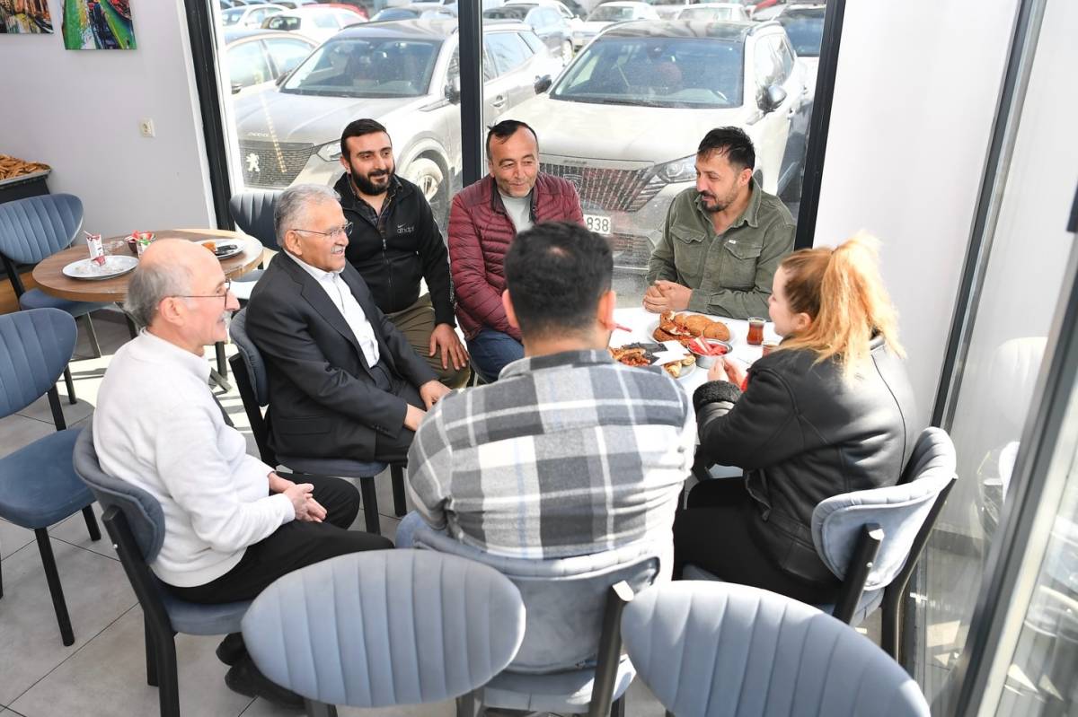 BAŞKAN BÜYÜKKILIÇ’TAN ESNAF ZİYARETLERİ