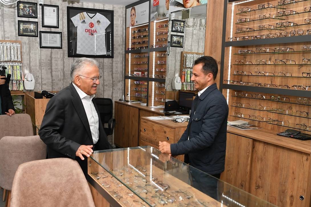 BAŞKAN BÜYÜKKILIÇ’TAN ESNAF ZİYARETLERİ