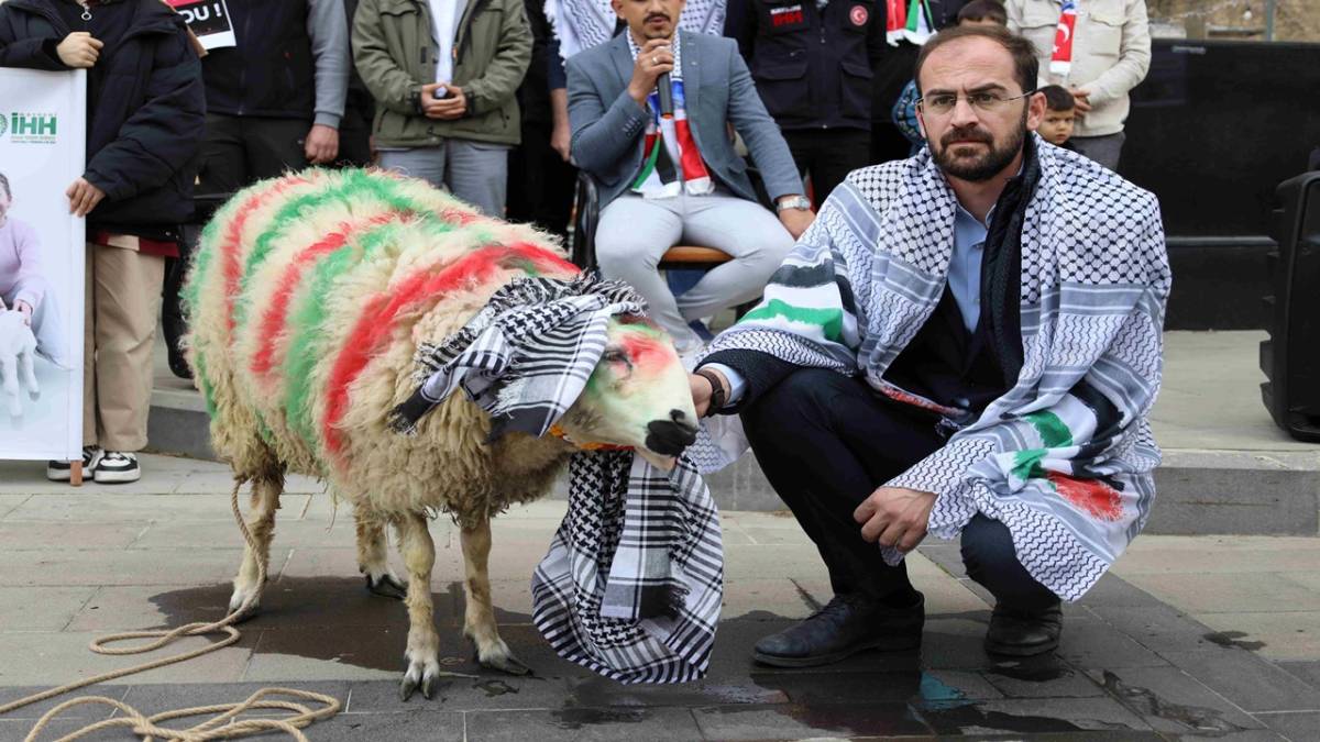 ECRİN’İN KUZUSU GAZZE’YE UMUT OLUYOR