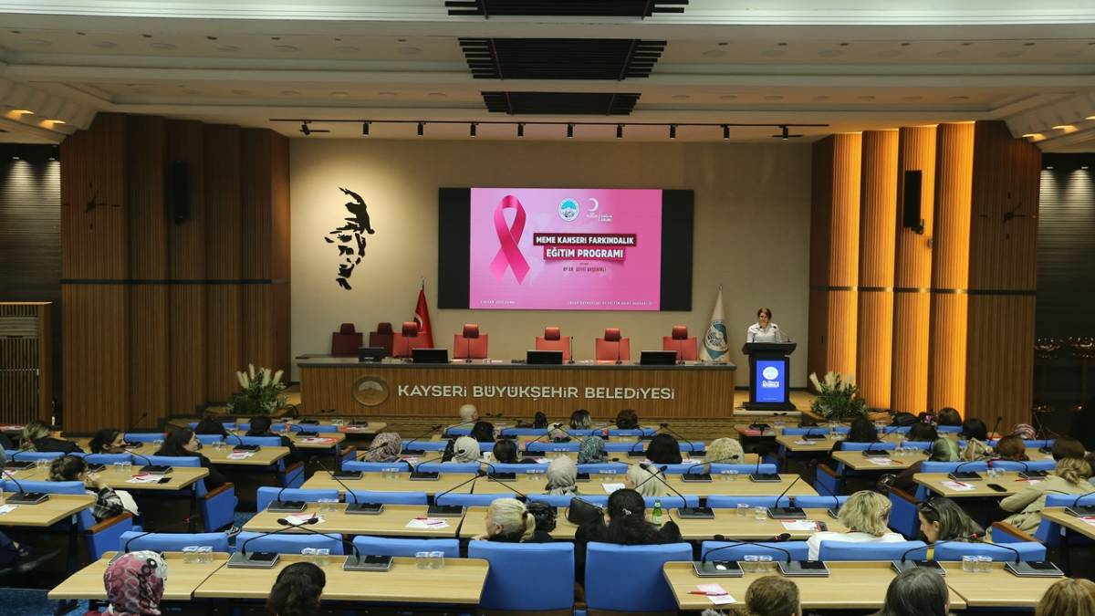 BÜYÜKŞEHİR’DEN “MEME KANSERİ” FARKINDALIK EĞİTİMİ