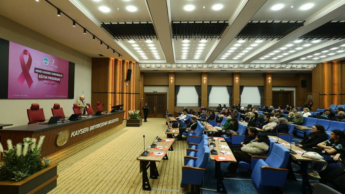 BÜYÜKŞEHİR’DEN “MEME KANSERİ” FARKINDALIK EĞİTİMİ