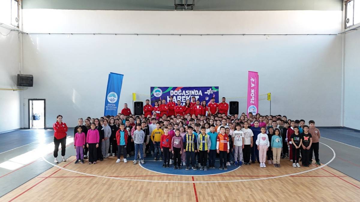 DEVELİ’DE 550 ÖĞRENCİYE SPOR DOLU BULUŞMA