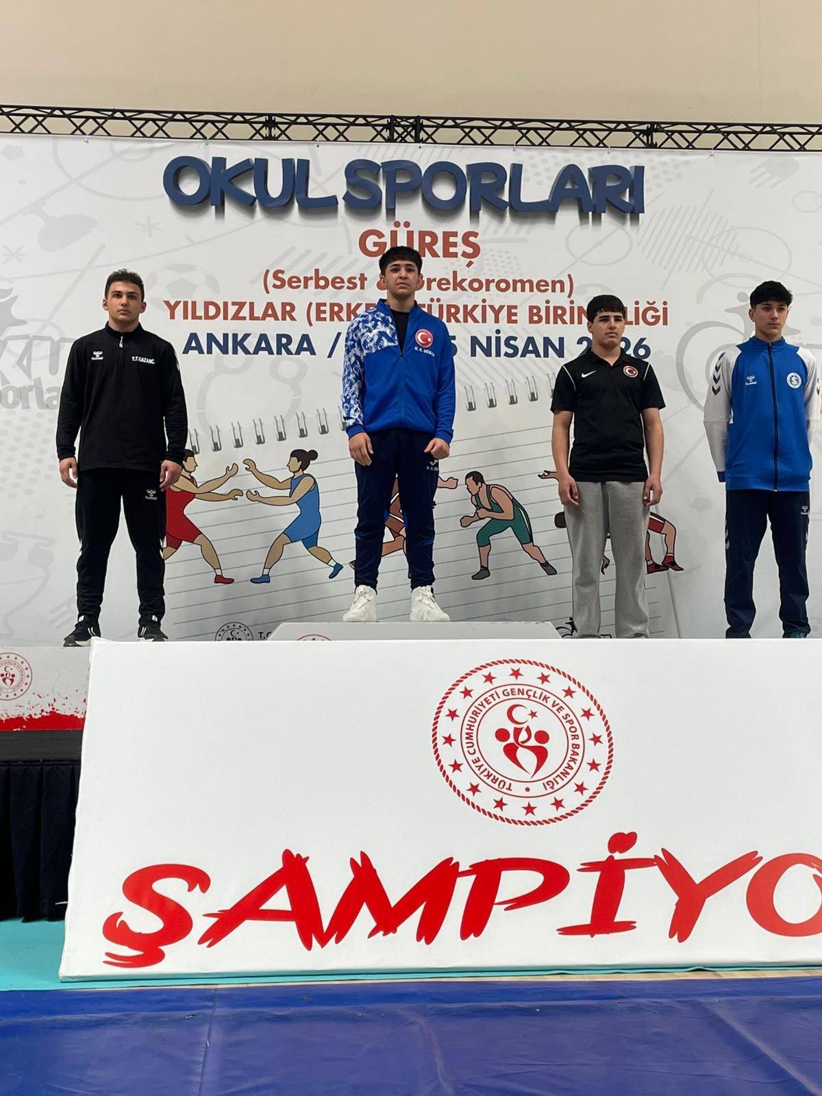 KAYSERİ GÜREŞ TAKIMI TÜRKİYE ŞAMPİYONU OLDU