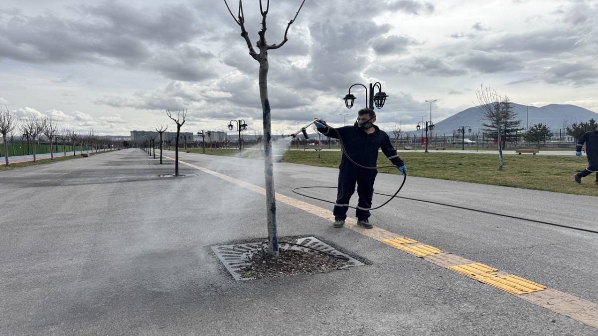 YEŞİL ALANLARA BAHAR DOKUNUŞU