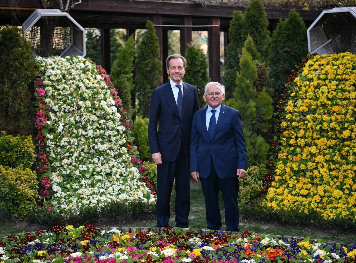 BELÇİKA BÜYÜKELÇİSİNİ AĞIRLAYAN BÜYÜKKILIÇ’TAN AB VURGUSU