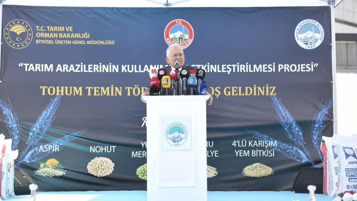 ÇİFTÇİYE 360 TON TOHUM DAĞITILDI