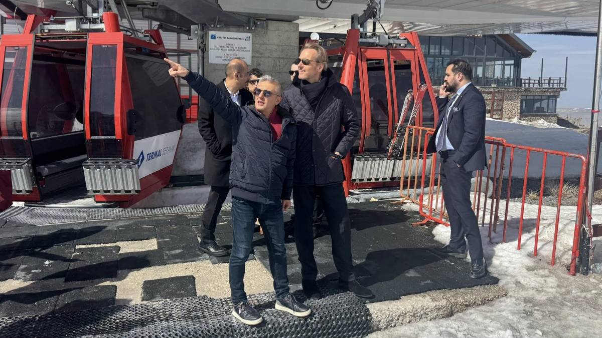 BELÇİKA HEYETİ, ERCİYES’E HAYRAN KALDI