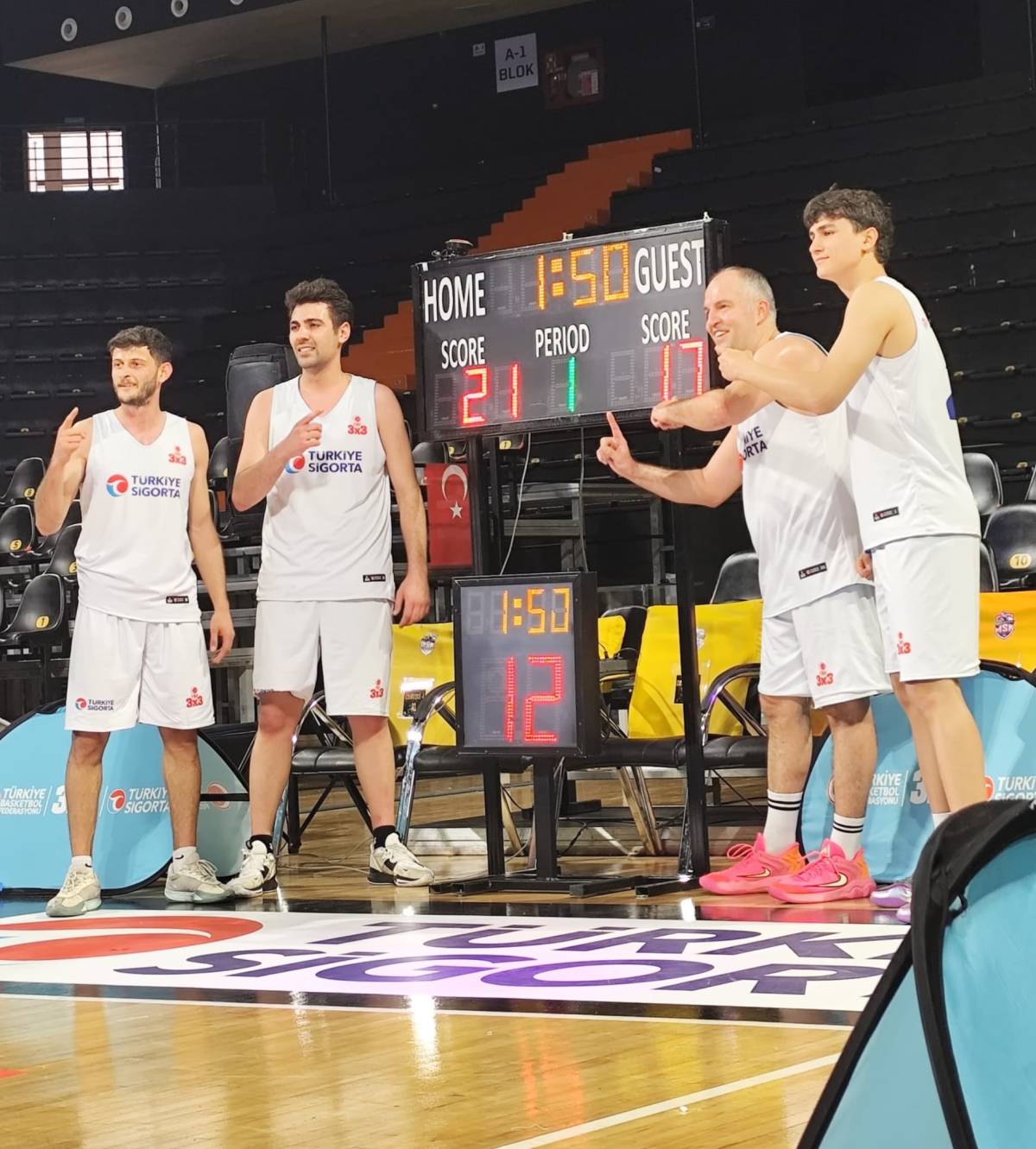 3X3 MERSİN ETABI ŞAMPİYONU ANADOLU KOLEJİ HASKETBOL SK OLDU