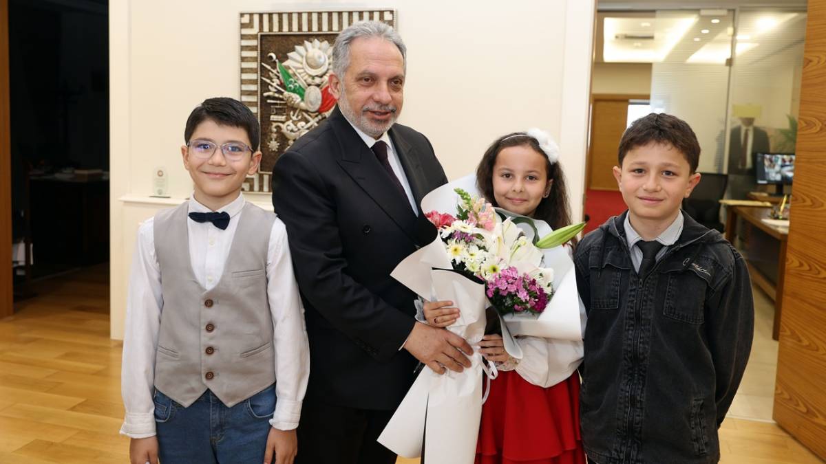 KÜÇÜK BAŞKAN BÜYÜK MESAJLAR VERDİ