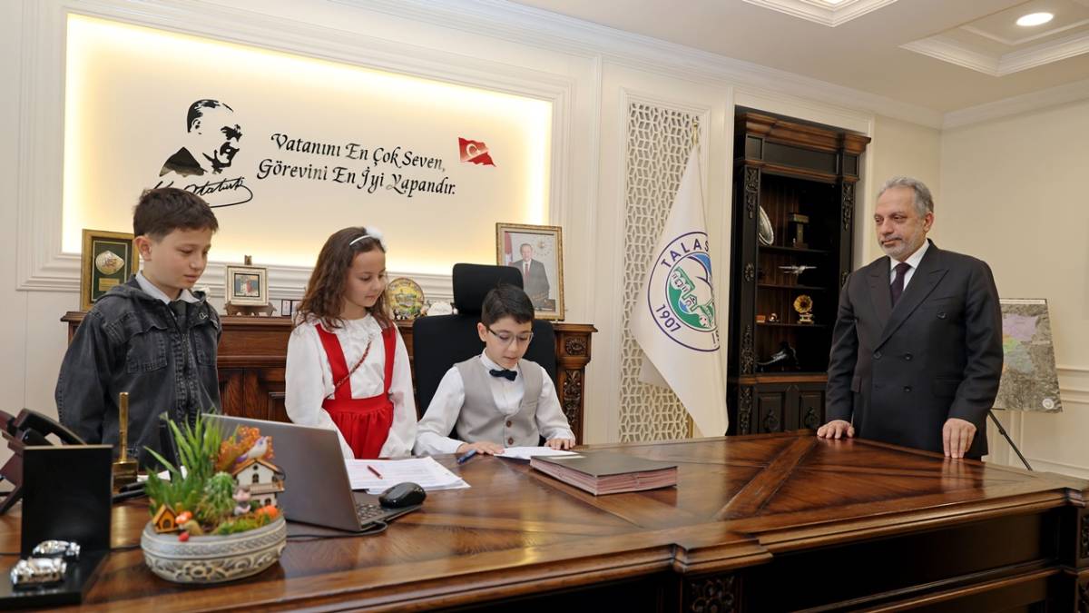 KÜÇÜK BAŞKAN BÜYÜK MESAJLAR VERDİ