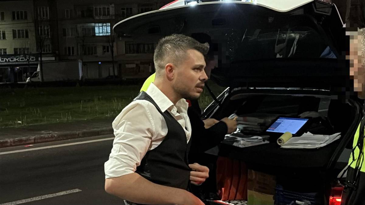 ALKOLLÜ SÜRÜCÜ EKİPLERE ÖNCE ‘TEŞEKKÜR’ ETTİ, SONRA ZORLUK ÇIKARDI