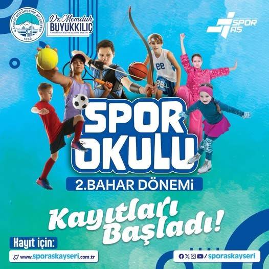 2. BAHAR SPOR OKULLARI KAYITLARI BAŞLADI