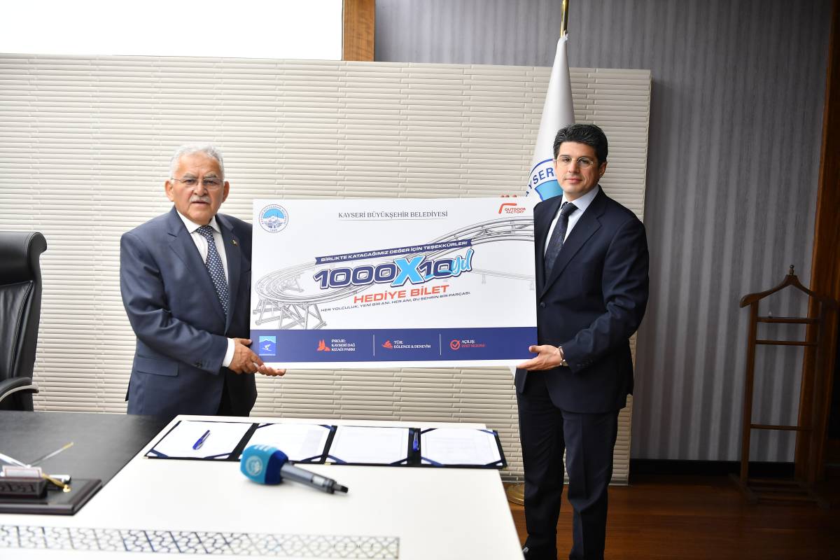 BAŞKAN BÜYÜKKILIÇ, ERCİYES’TE TÜRKİYE’NİN EN UZUN VE EN İDDİALI DAĞ KIZAĞI TESİSİ İÇİN İMZAYI ATTI