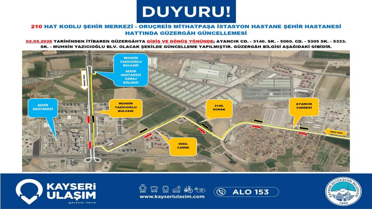 ŞEHİR HASTANESİ GARAJ NOKTASI 2 MAYIS’TA HİZMETE GİRİYOR