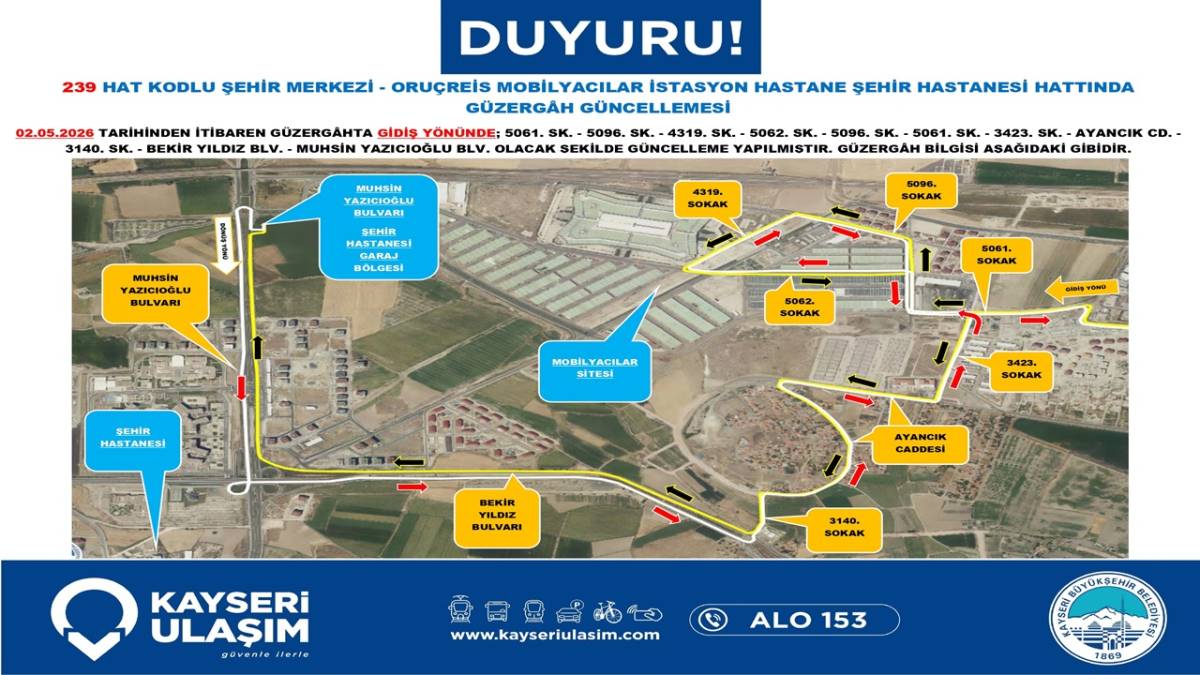 ŞEHİR HASTANESİ GARAJ NOKTASI 2 MAYIS’TA HİZMETE GİRİYOR