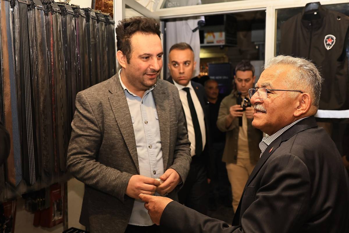 BÜYÜKKILIÇ’TAN ÇARŞI ZİYARETİ: ESNAF VE VATANDAŞLA SAMİMİ BULUŞMA