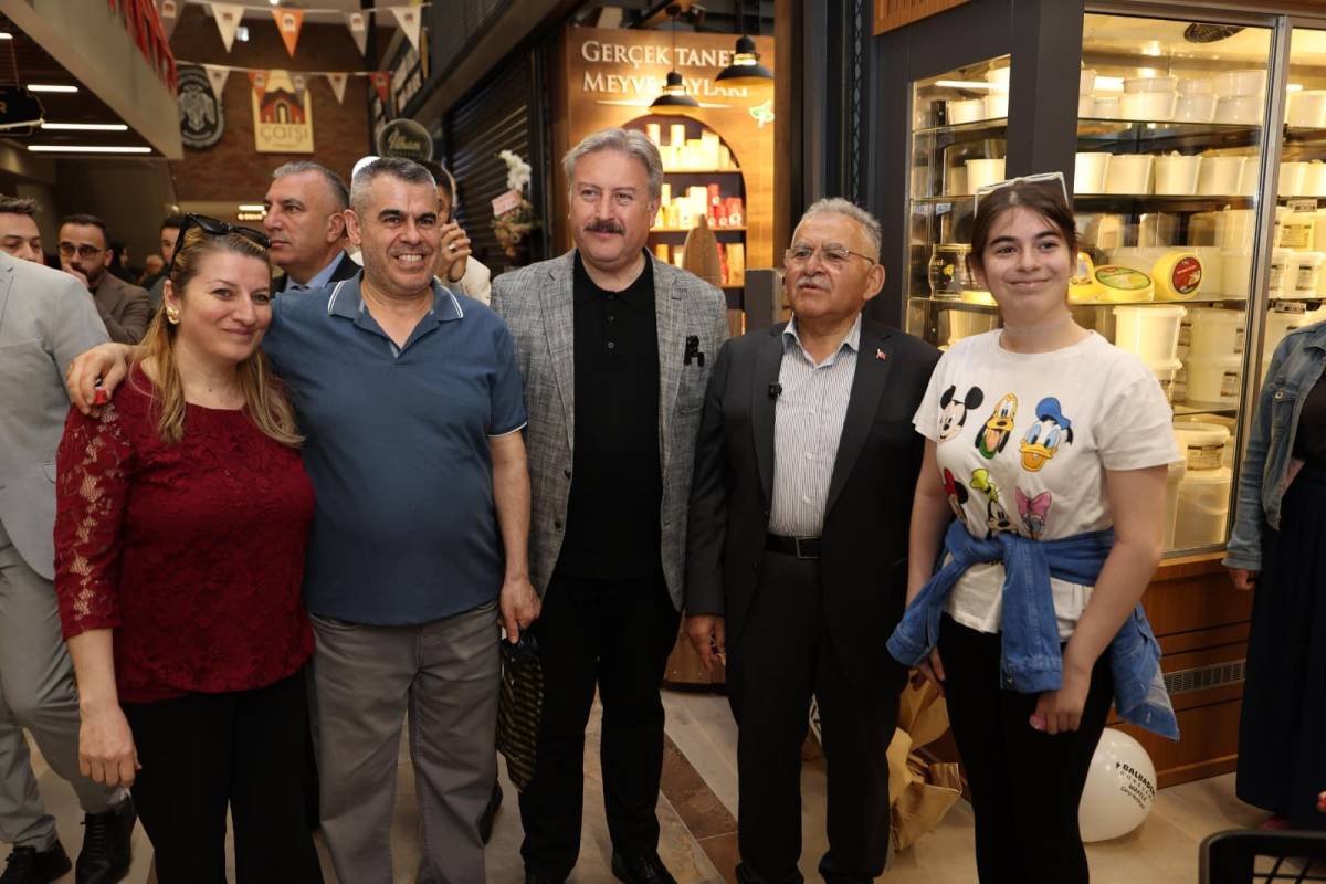 BÜYÜKKILIÇ’TAN ÇARŞI MELİKGAZİ’YE ZİYARET