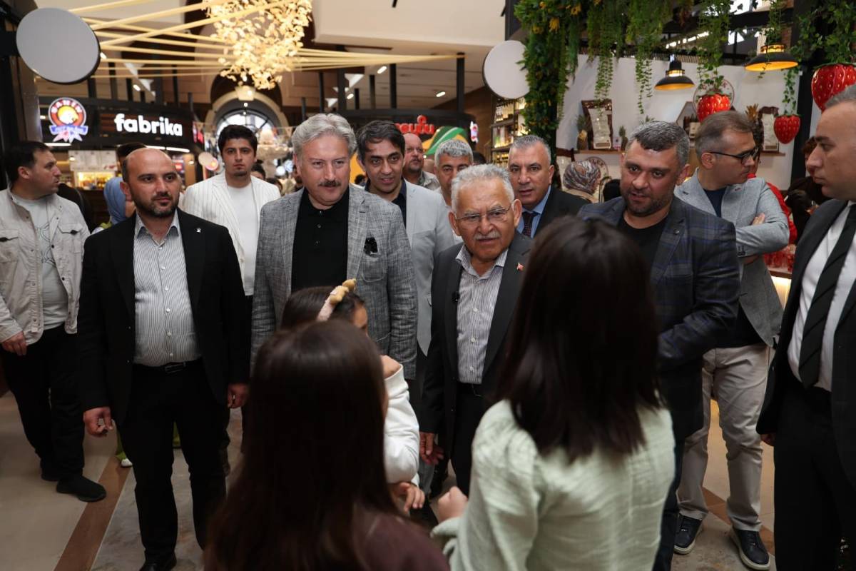 BÜYÜKKILIÇ’TAN ÇARŞI MELİKGAZİ’YE ZİYARET