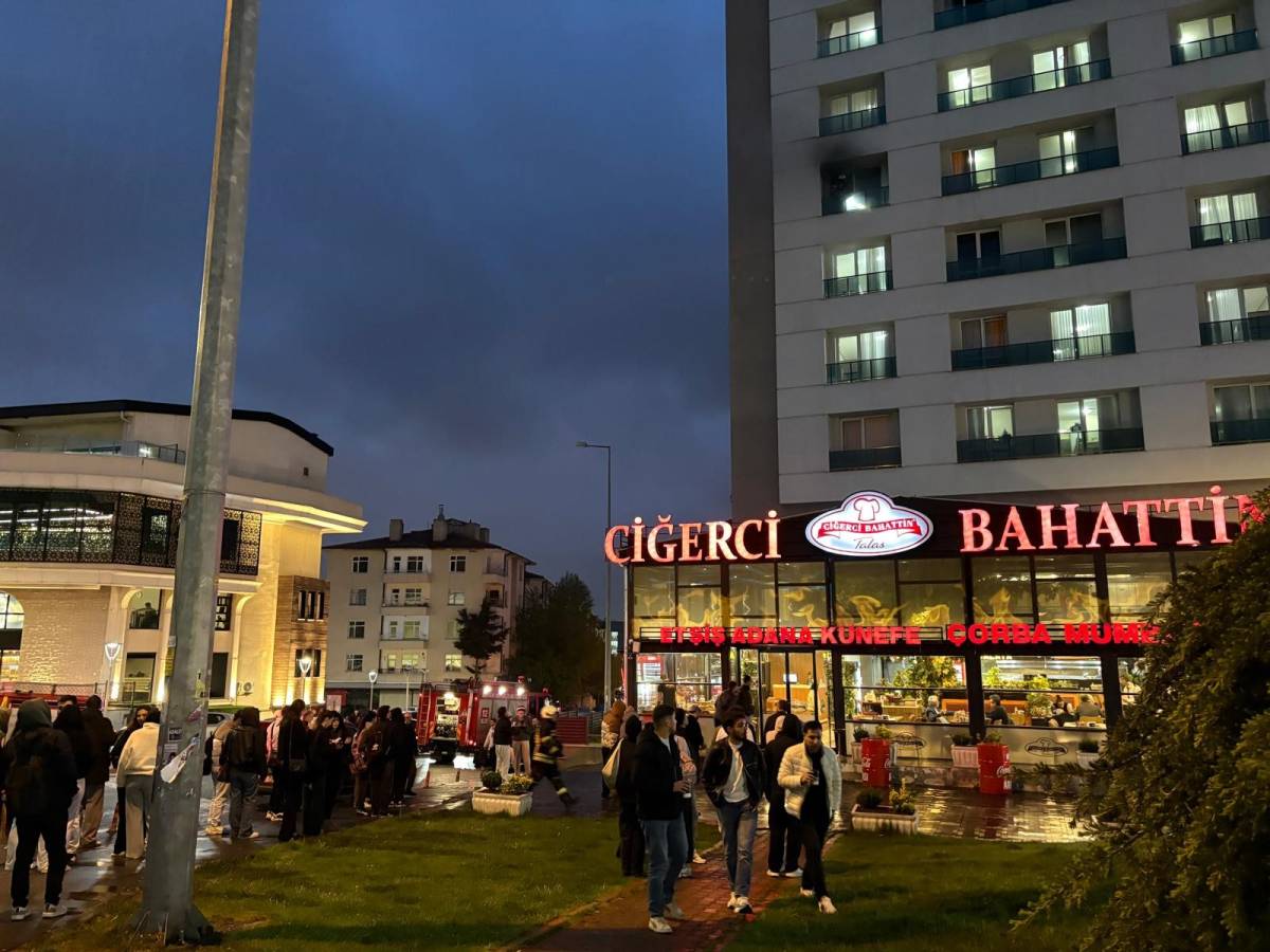 ÖĞRENCİ YURDUNDA YANGIN PANİĞİ