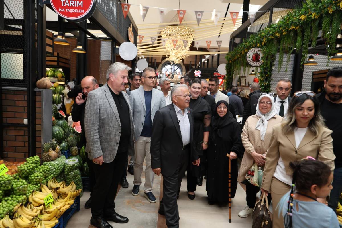 BÜYÜKKILIÇ’TAN ÇARŞI MELİKGAZİ’YE ZİYARET