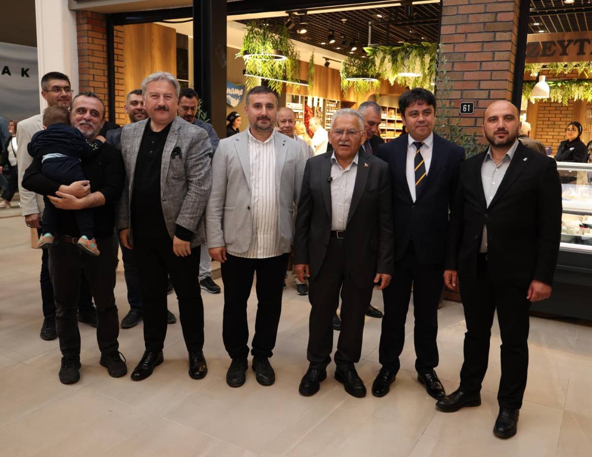 BÜYÜKKILIÇ’TAN ÇARŞI MELİKGAZİ’YE ZİYARET