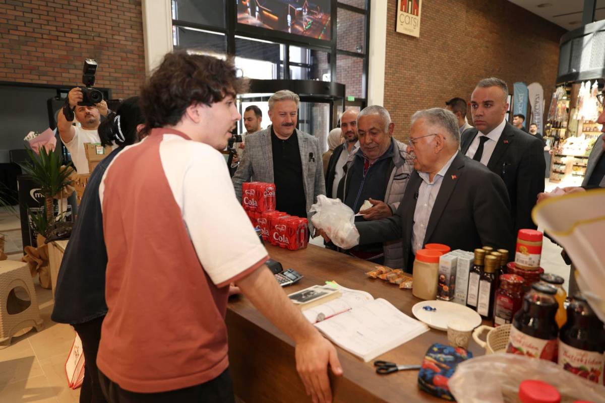 BÜYÜKKILIÇ’TAN ÇARŞI MELİKGAZİ’YE ZİYARET